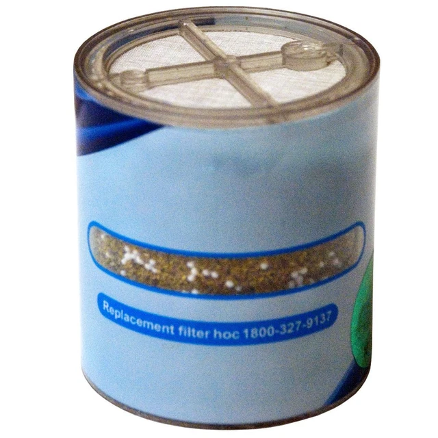 HOC High Output Replacement Shower Filter Cartridge, Blue