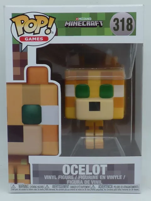 FUNKO POP! Games: Minecraft - OCELOT (318) Collectible Figure