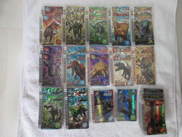 Dinosaur King 2007 1St Era No Duplication Different Spellings Gold Silver Bronze