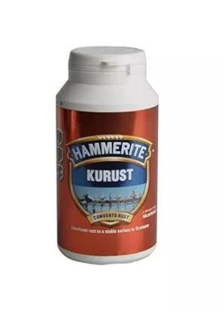 Hammerite Kurust Metal  Rust Converter Treatment No Undercoat Required 250ml