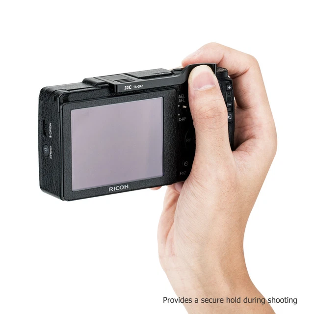 JJC Metal Thumbs Up Grip Hand Holder Hot Shoe Cover for Ricoh GR II GRII GR2 4