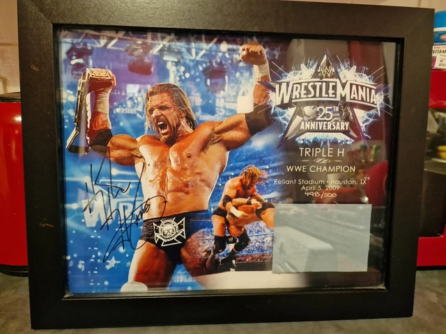 WWE tripleH 直筆サイン 引退