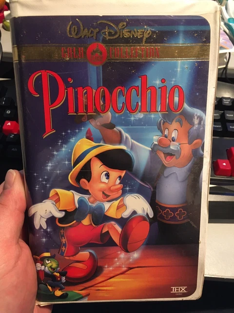 Pinocchio (VHS, 1999, Clam Shell Gold Collection)