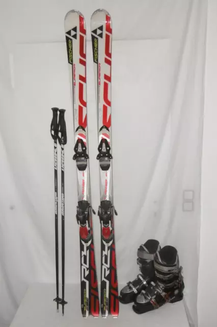 Fischer " Superior " Top Ski Allround Carver 170 Cm + Skischuhe Gr:43 Im Set