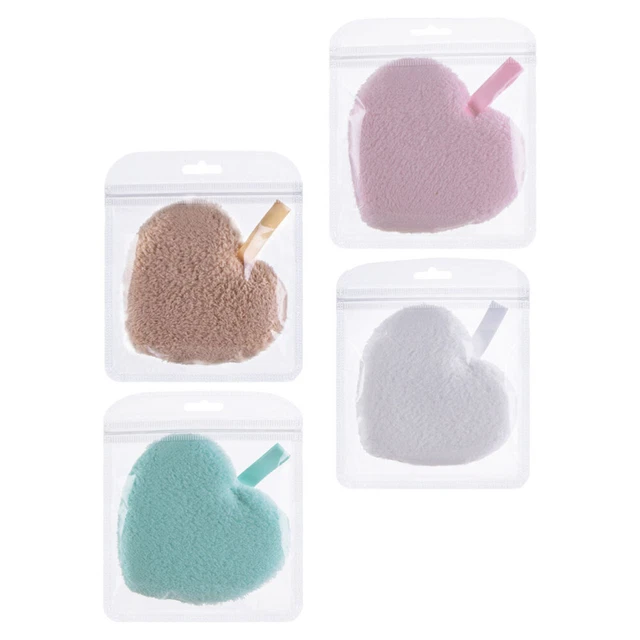 COTTON COSMETIC PUFFS Loose Powder Applicator Makeup Remover Sponge £9.