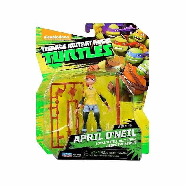 FIGURINE TORTUE NINJA April O Neil + Accessoires 12 cm TMNT NEUF