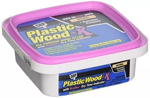 DAP 541 Series 00541 1/2pt Natural Plastic Wood-X w/Drydex, 1/2 Pint