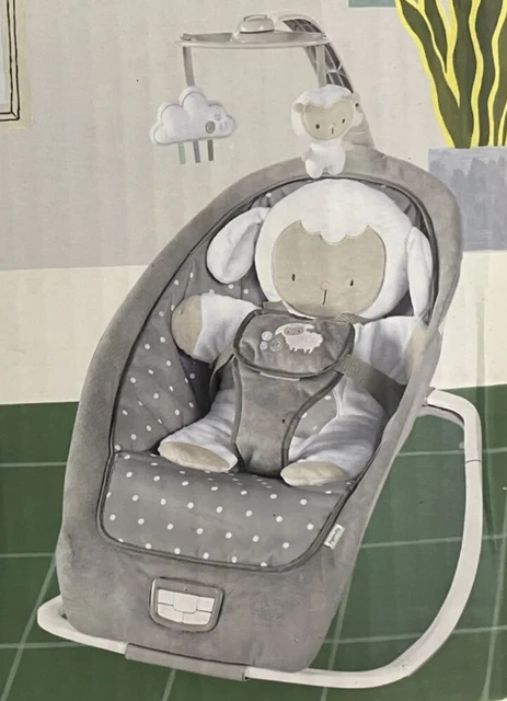 Ingenuity Infant Toddler Rocking Seat Cuddle Lamb *distressed box*