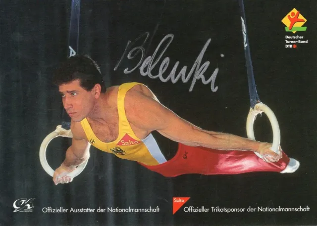 Valeri Belenki (RUS) - Turnen - signierte Autogrammkarte