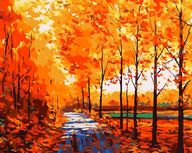 Kit Dipingere Con Numeri Per Adulti - Tela 30x40cm Fiori Con Vernici E Pennelli | Hoshiron - Foto 9