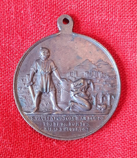 Medaglia di San Francesco D'Assisi Massiccio 925 millesimi - Patrono d