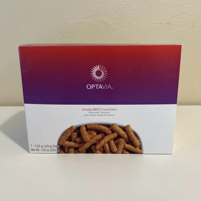 Optavia Essential Smoky Barbacoa Crujientes - Paquete de 7 7 NUEVOS CADUCADOS 1/6/2023