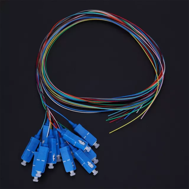 SC/UPC Fiber Pigtail Cable Sigle Mode 12-Cores With PVC Outer Shell Spares CTX