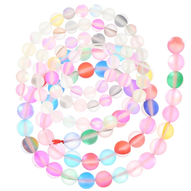 2 cordes bijoux en cristal perles en verre Bracelets artisanat Perles 6