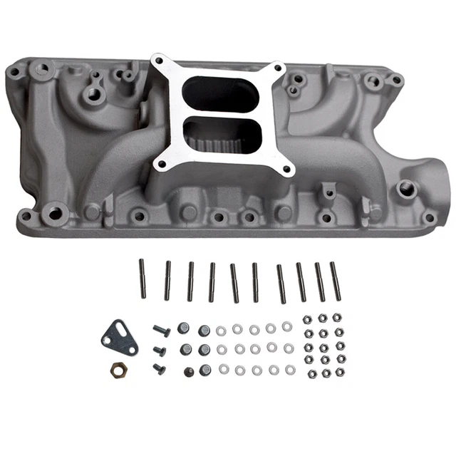 ALUMINUM AIRGAP DUAL Plane Intake Manifold for SBF Ford 289302 347