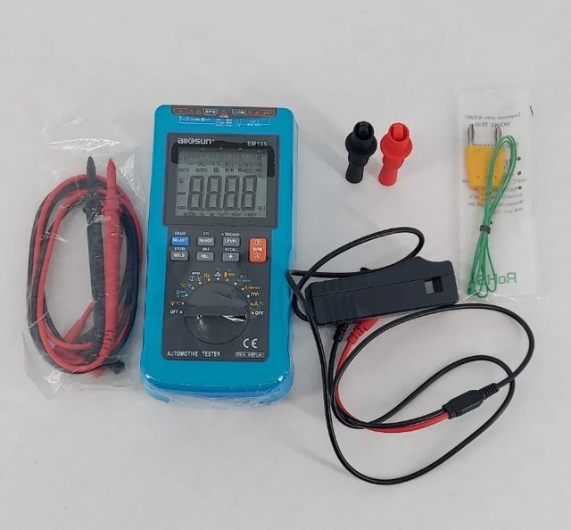 ALLOSUN Automotive Digital Multimeter 5 Digit Auto Ranging DMM Automotive...