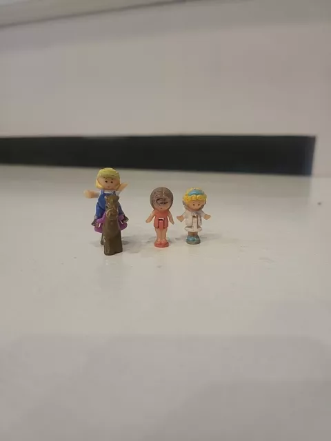 Vintage Bluebird Polly Pocket Figure Bundle