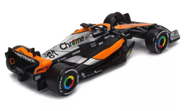 Bburago Oscar Piastri Model 2023 1:43 McLaren F1 Team MCL60 4th place GP British