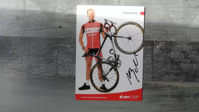 CYCLISME carte cycliste MARCEL BARTH Equipe THUERINGER ENERGIE TEAM Signé