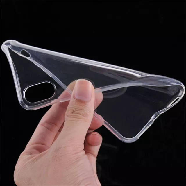 Silikon Handy Schutz Hülle Transparent Bumper Tasche Case Cover - Modellauswahl-