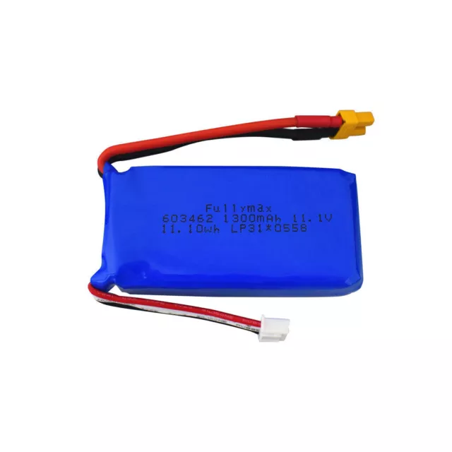 11.1V 1300mAh 25C 3S 603462 Lipo Battery For XK X450 FPV Remote Control Drone