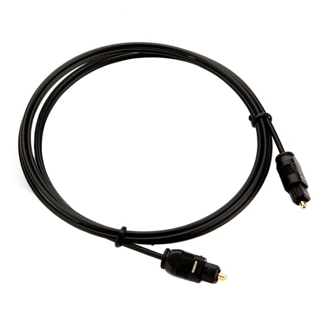 Optical Fiber Audio Cable Toslink Gold Plated SPDIF Surround Sound 2M