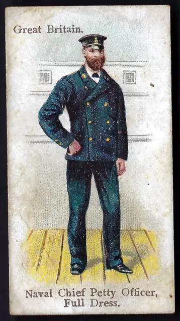 Wills - Soldiers & Sailors (Grey) - Great Britain, Naval Chief Petty Officer