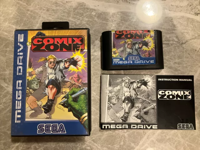 Comix Zone  - SEGA Mega Drive - Complete With Manual - PAL