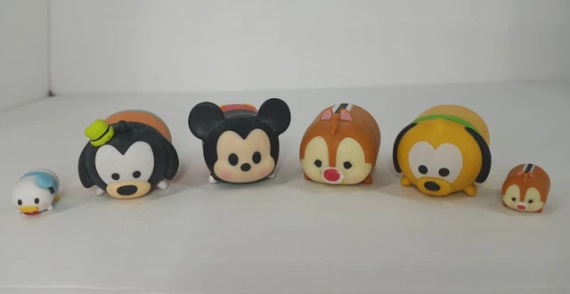 Disney Tsum Tsum Classics Lot Of 6 L/S Mickey Pluto Goofy St3