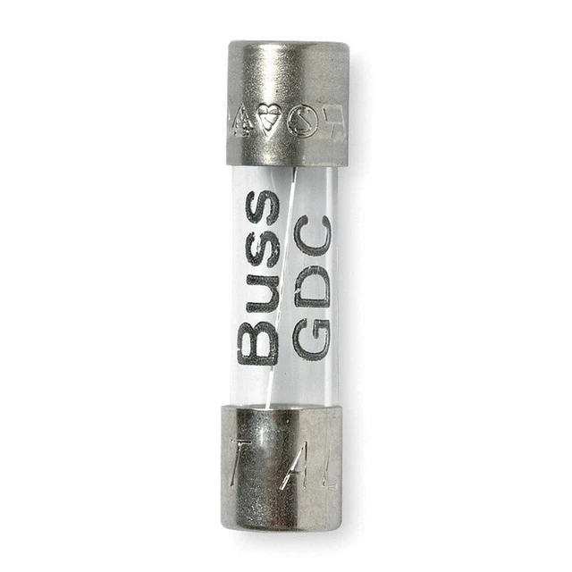 BUSSMANN GDC-250MA Fuse,250mA,Glass,GDC Series,PK5