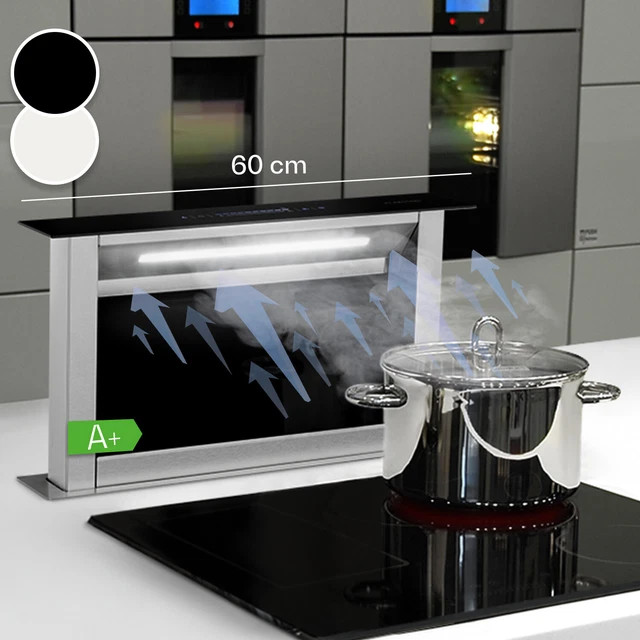 COOKER HOOD DOWNDRAFT Extractor 60cm Cooker Kitchen Island Stainless