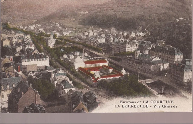 Cpa La Bourboule. Environs De La Courtine.vue Generale. Ecrite..be