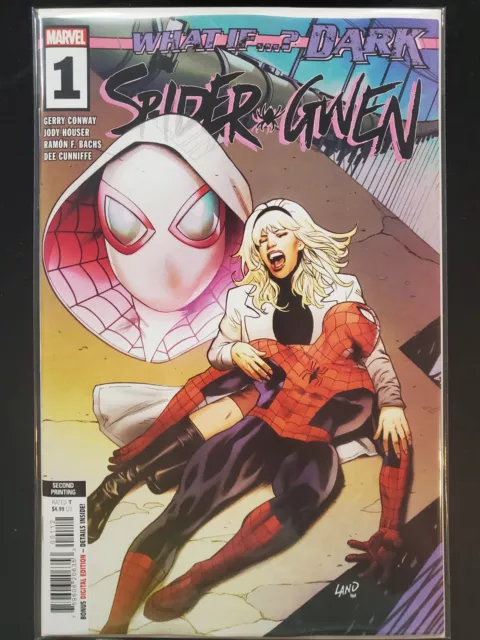 What If Dark Spider-Gwen #1 2nd Print Variant Marvel 2023 VF/NM Comics