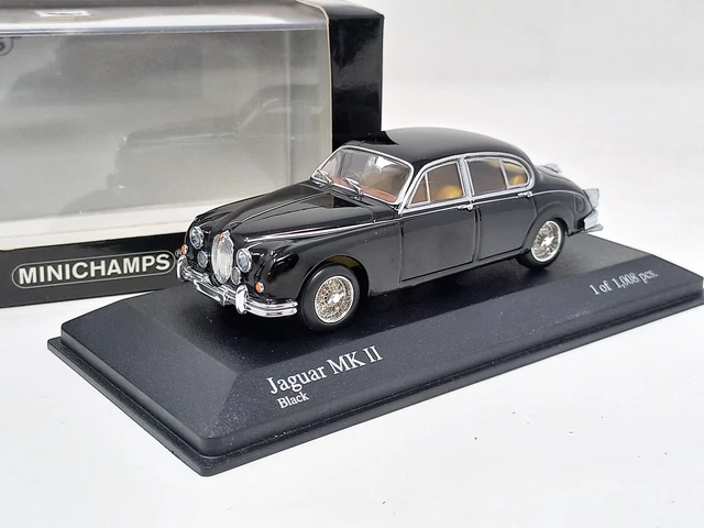 MINICHAMPS Art. 430 130605 / Jaguar Mk II 1959 (Black) Échelle 1:43 / Limited Ed
