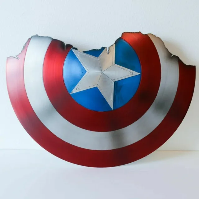 Captain America Broken Shield - Metal Prop Replica - Avengers Endgame