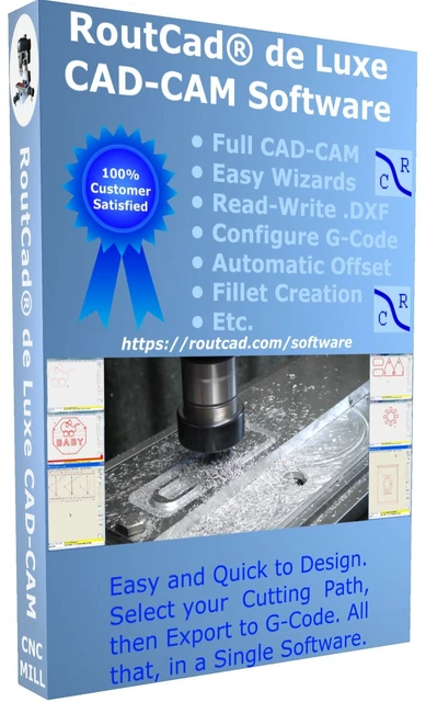 CAD CAM CNC Mill Software G-Code Mach 3 EMC2 GRBL Drufel Fanuc English Download