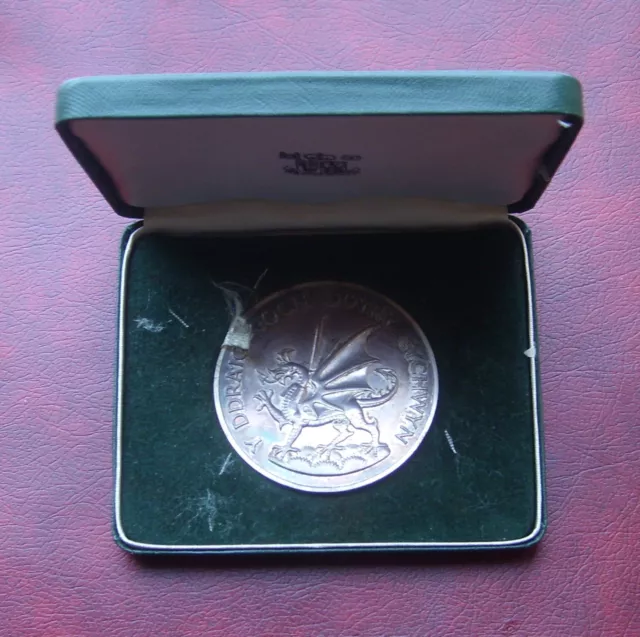 Prince of Wales 1969 investiture silver medal by Royal Mint