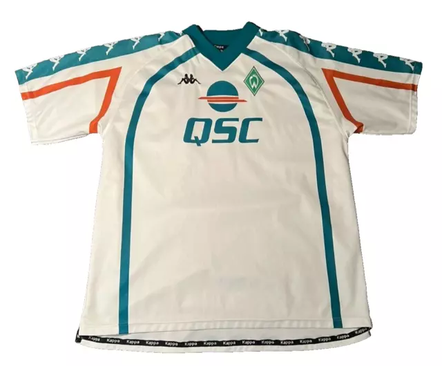 Werder Bremen SVW Trikot 2000/2001 Gr. XL QSC Kappa Retro