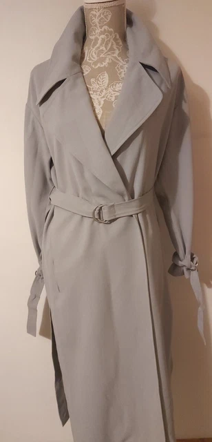 Duck Egg Blue Lightweight Raincoat By Asos UK6