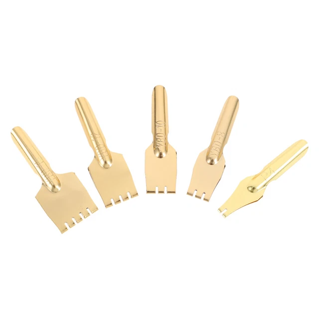 5 Pcs Alte Stifte Tibetische Feder Einziehbarer Füllfederhalter Eben