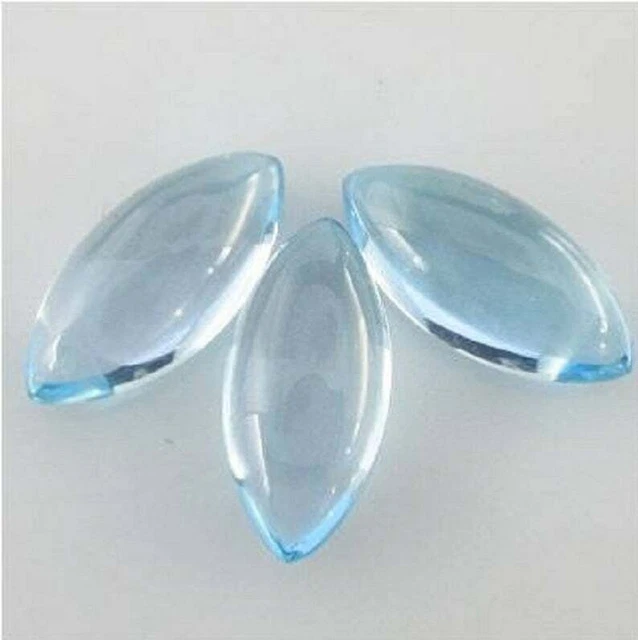 Natürlich 3x6mm Um 5x10mm Marquise Cabochons Beauty Himmelblau Topas AAA Quality