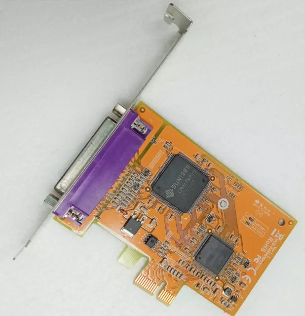 Sunix Parallel Card PCI Express x1 PAR5408A Voll Profile 2