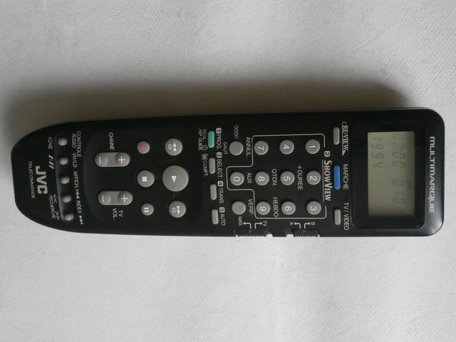 TÉLÉCOMMANDE JVC POUR MONTAGE VCR MAGNETOSCOPE HR-J758E jvc UR65E0536-2 EUR 17,00 - FR