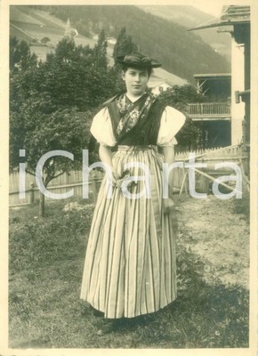 1940 ca COSTUMI ALTO ADIGE Sarner Tracht in VAL SARENTINO *Cartolina FG NV 