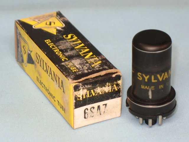Vacuum Tube ~ 6Sa7 ~ Sylvania ~ Nos ~ 6Sa7