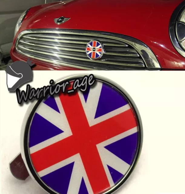 Front Grill Union Jack  Badge For Mini Cooper S One Clubman JWC Countryman 2