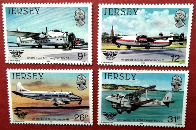 Jersey 1984 40th Anniversary of International Civil Aviation Organisation MNH