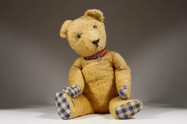 Antik Vintage Wohl Bing Teddy Teddybär Stofftier 62cm ca. 1920 2