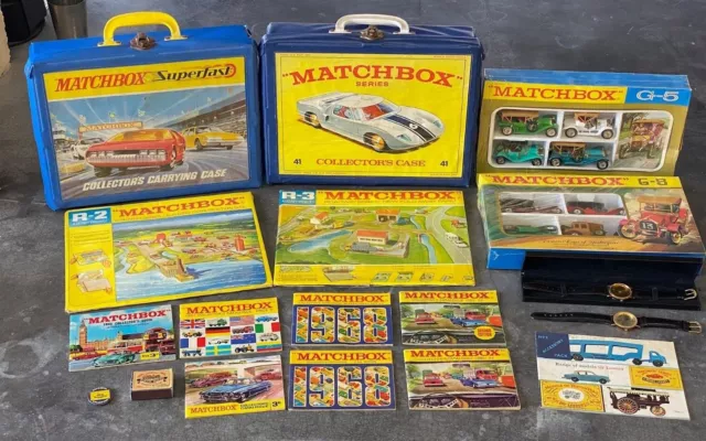 Matchbox Lesney Moko Catalogues, Watches, Car Carry Cases, Roadways - You Select