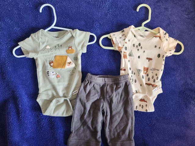 baby boy clothes Lot, Gerber/carters, size Newborn, Bears, Outdoors